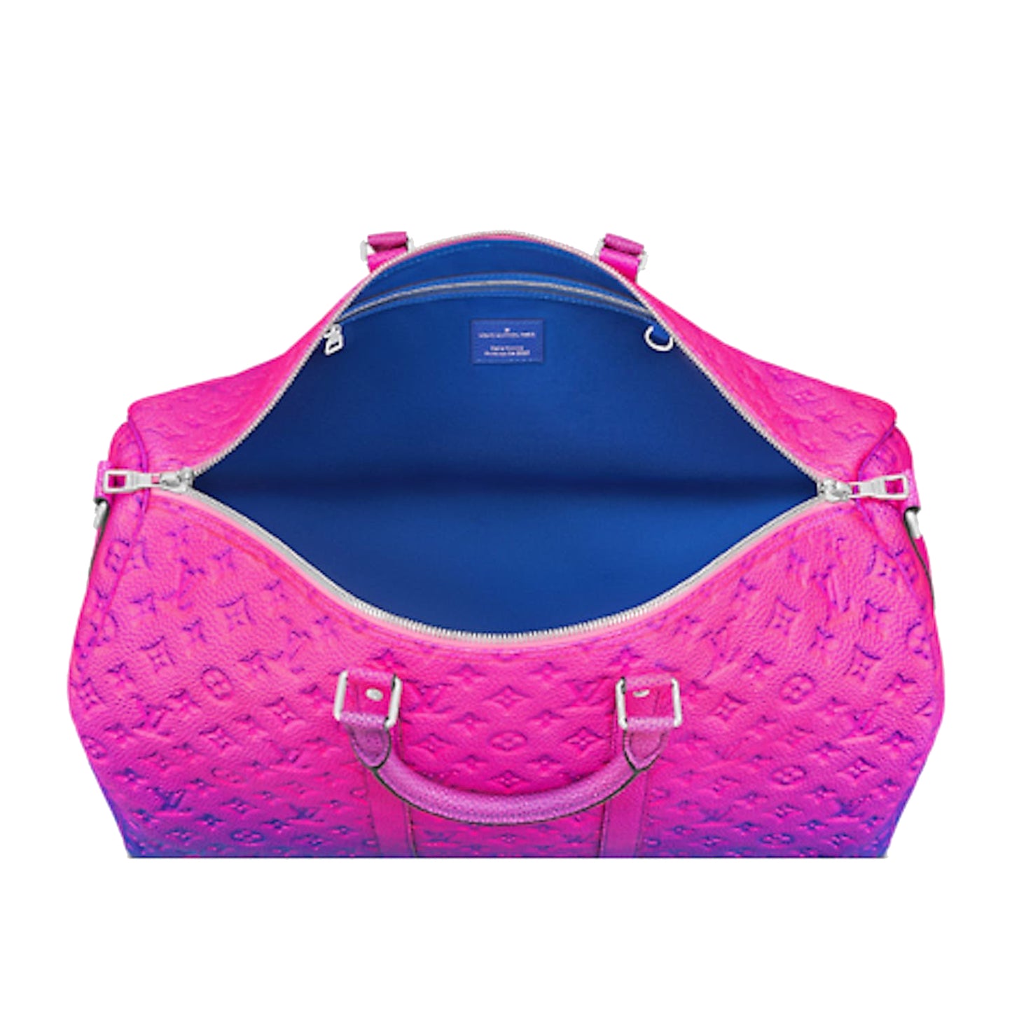 Louis Vuitton Keepall 50B Taurillon Illusion Blue/Pink