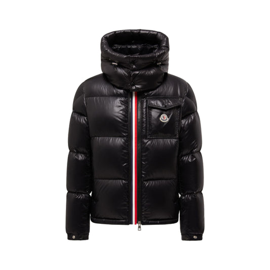 Moncler Montbeliard Hooded Short Down Jacket Black
