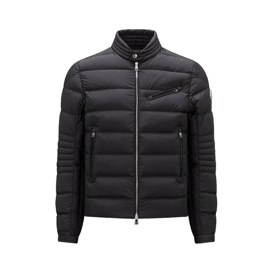 Moncler Authie Short Down Jacket Matte Black