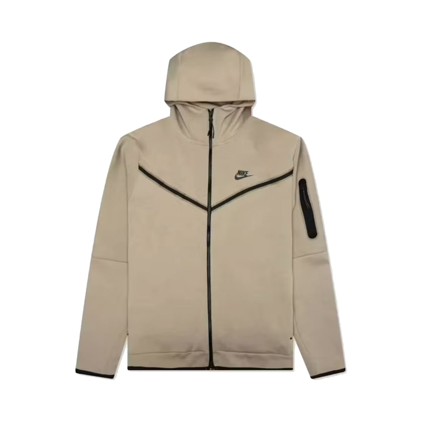 Nike Sportswear Tech Fleece Full-Zip Hoodie Khaki/Black