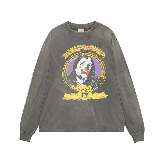 Saint Mxxxxxx Born Saint L/S T-Shirt Black