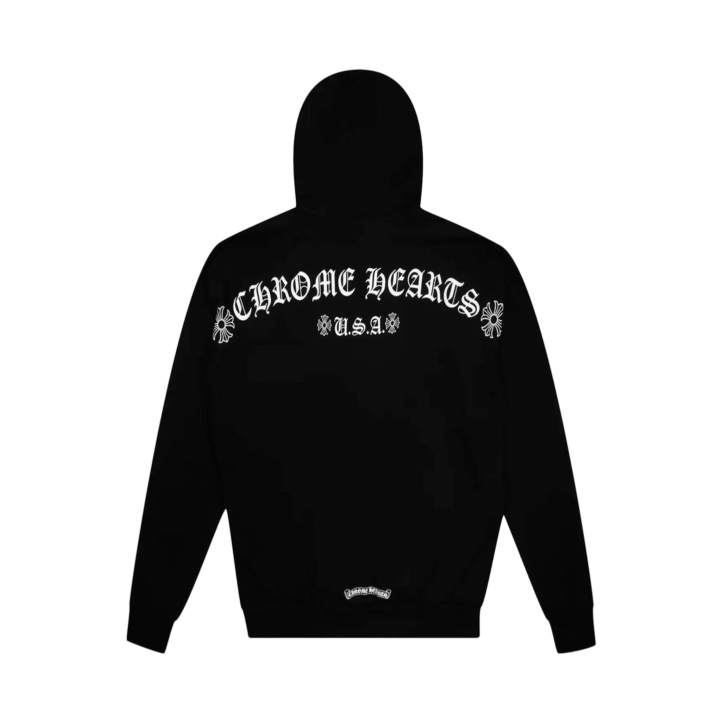 Chrome Hearts Shoulder Logo Hoodie Black