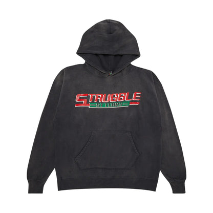 Saint Mxxxxxx x Denim Tears Struggle Hoodie Black