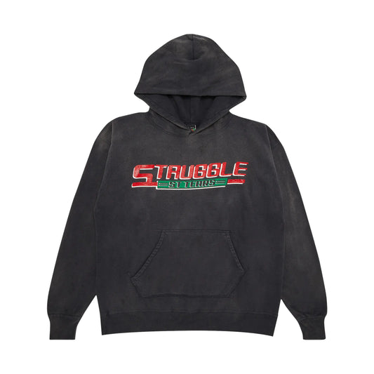 Saint Mxxxxxx x Denim Tears Struggle Hoodie Black