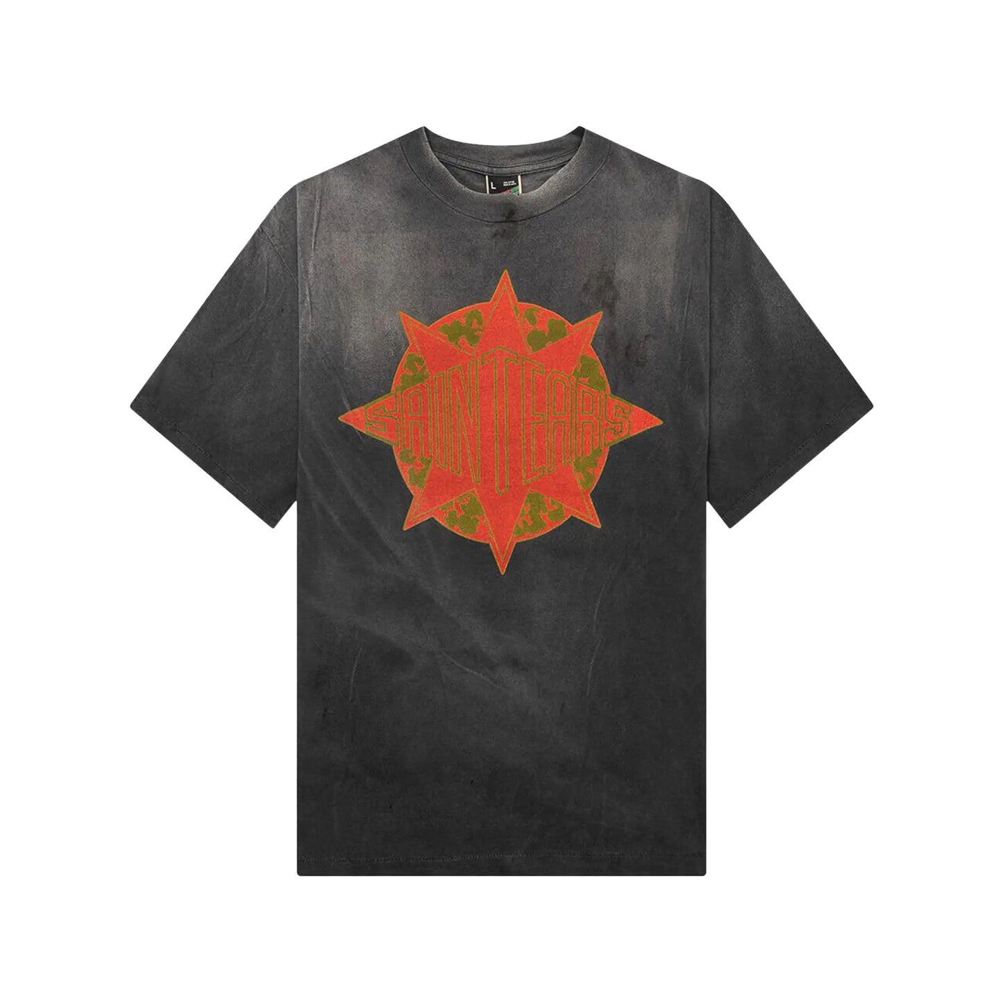 Saint Mxxxxxx x Denim Tears Saint Tears S/S T-Shirt Black