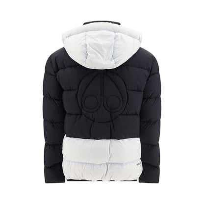 Moose Knuckles Bedstuy Water Repellent Nylon Down Puffer Jacket Black