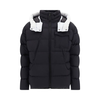 Moose Knuckles Bedstuy Water Repellent Nylon Down Puffer Jacket Black