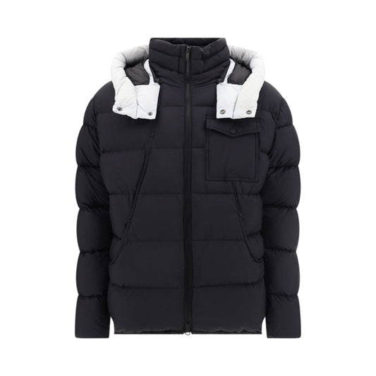 Moose Knuckles Bedstuy Water Repellent Nylon Down Puffer Jacket Black
