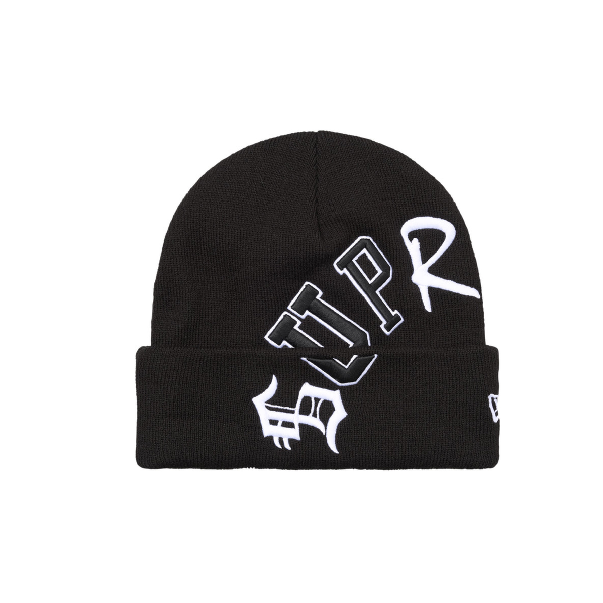 Supreme New Era Arc Beanie Black