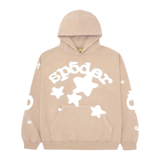 Sp5der Beluga Hoodie Sand