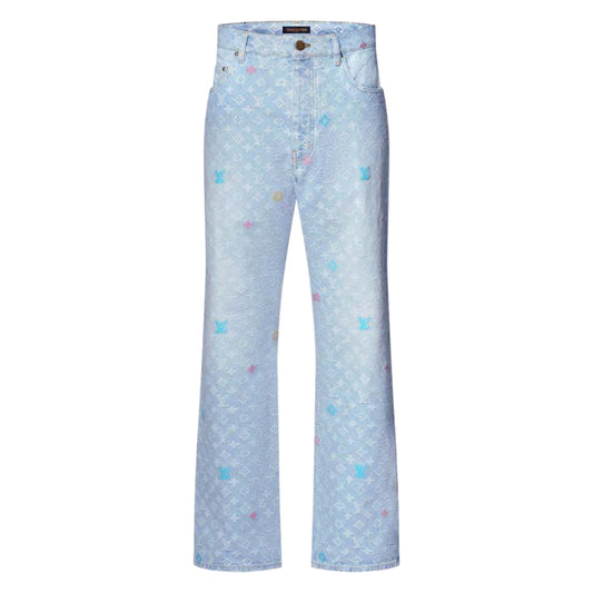 Louis Vuitton by Tyler, the Creator Monogram Denim Pants Washed Indigo