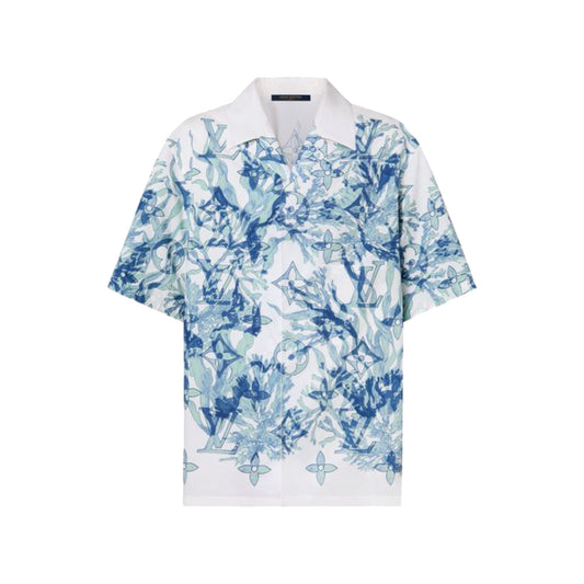 Louis Vuitton Monogram Aquagarden Shirt White/Blue