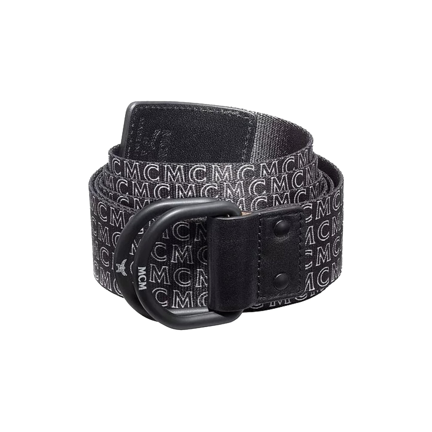 MCM Reversible Webbing Belt Black