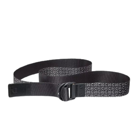 MCM Reversible Webbing Belt Black