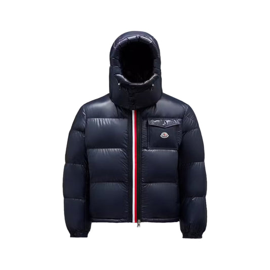 Moncler Montbeliard Short Down Jacket Navy Blue