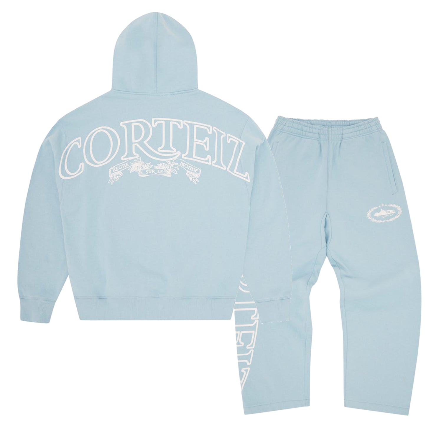 Corteiz Superior Royale Full Set Tracksuit Baby Blue