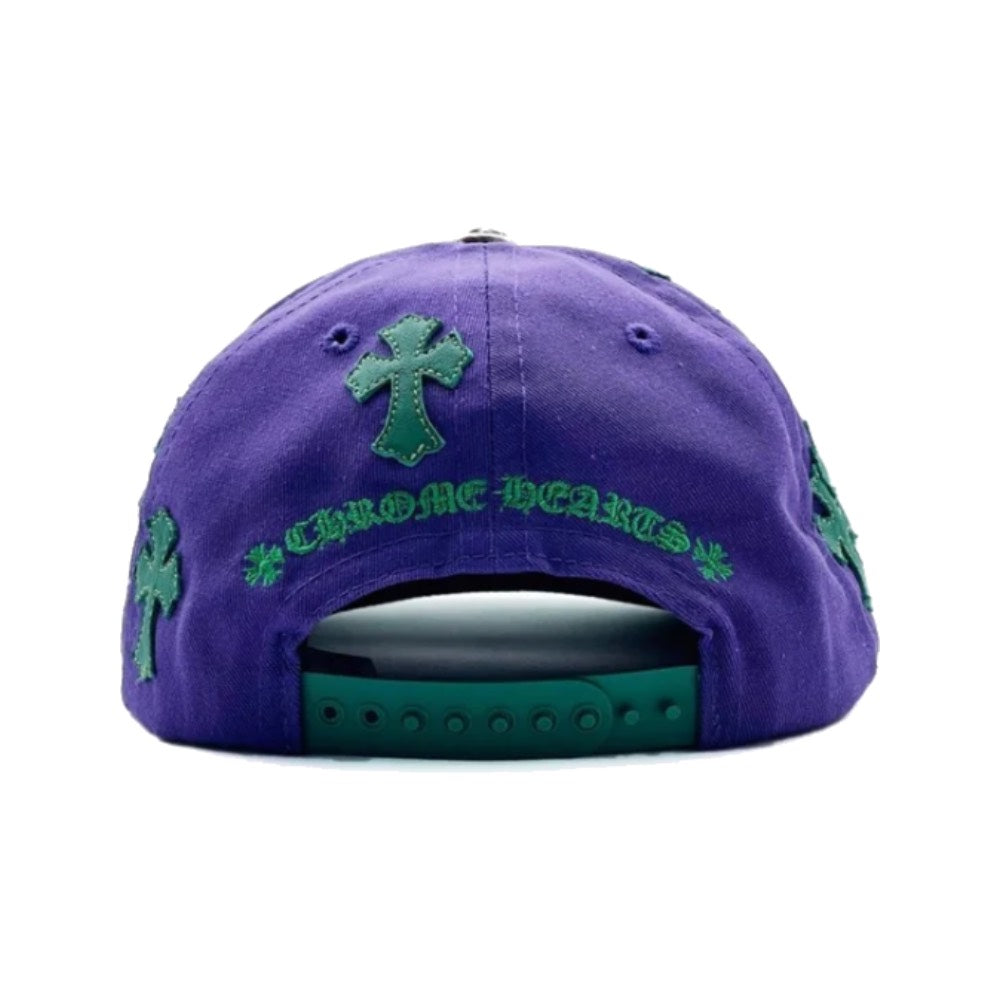 Chrome Hearts CH Multi Cross Patch Trucker Hat Purple/Green