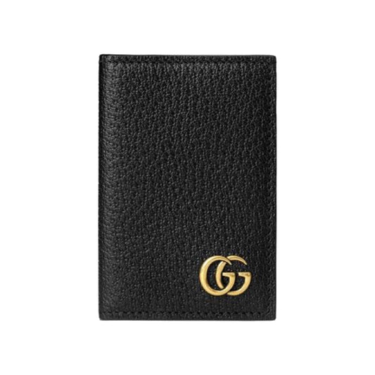 Gucci GG Marmont Card Case Black/Gold