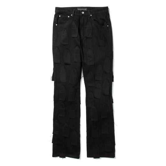 Who Decides War Flyaway Straight Fit Jeans Black