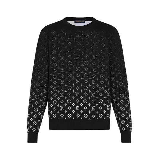 Louis Vuitton LVSE Monogram Degrade Crewneck Black/White