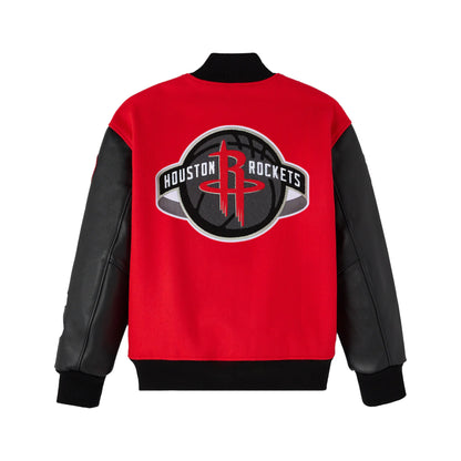 OVO NBA Houston Rockets Varsity Jacket Red