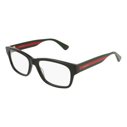 Gucci Acetate Web Square Transparent Glasses (GG034O-001)