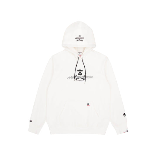 Aape By Bathing Ape Moonface Pullover Hoodie Ivory