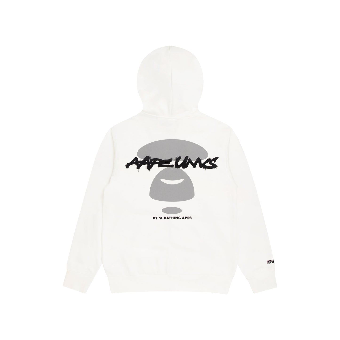 Aape By Bathing Ape Moonface Pullover Hoodie Ivory
