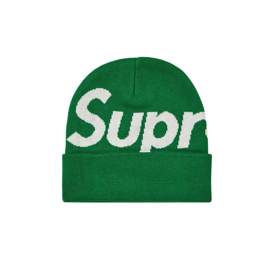 Supreme Big Logo Beanie Dark Green'
