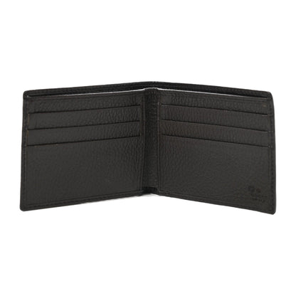 Gucci GG Monogram Bi-Fold Wallet Dark Brown