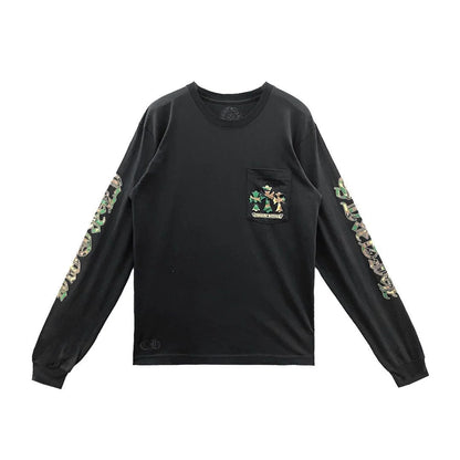 Chrome Hearts Horse Shoe Long-Sleeve T-Shirt Black/Camo
