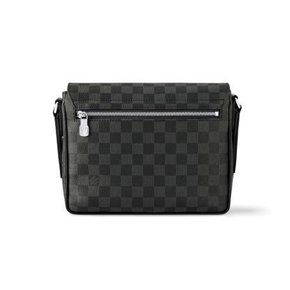 Louis Vuitton District PM Damier Graphite Canvas Messenger Bag Black