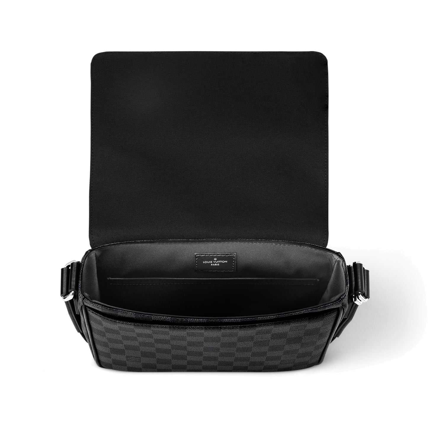 Louis Vuitton District PM Damier Graphite Canvas Messenger Bag Black