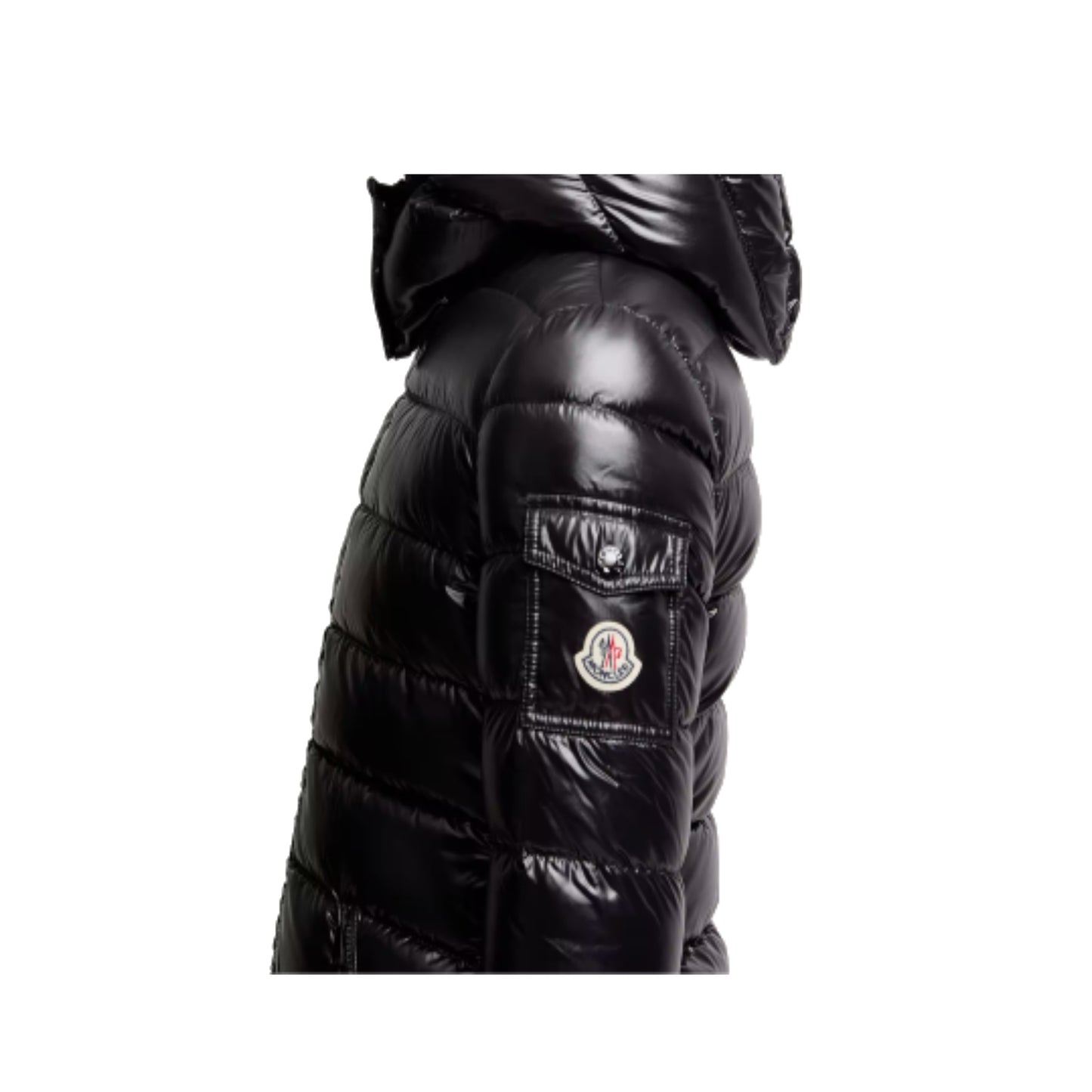 Moncler Moka Long Down Jacket Black