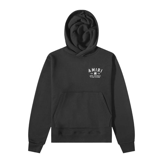 Amiri Stencil Pullover Hoodie Black (Bigger Logo On The Back)