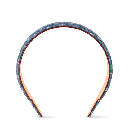 Louis Vuitton Denim Headband Blue