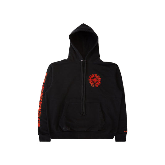Chrome Hearts Horse Shoe Hoodie (Web Exclusive) Black/Red