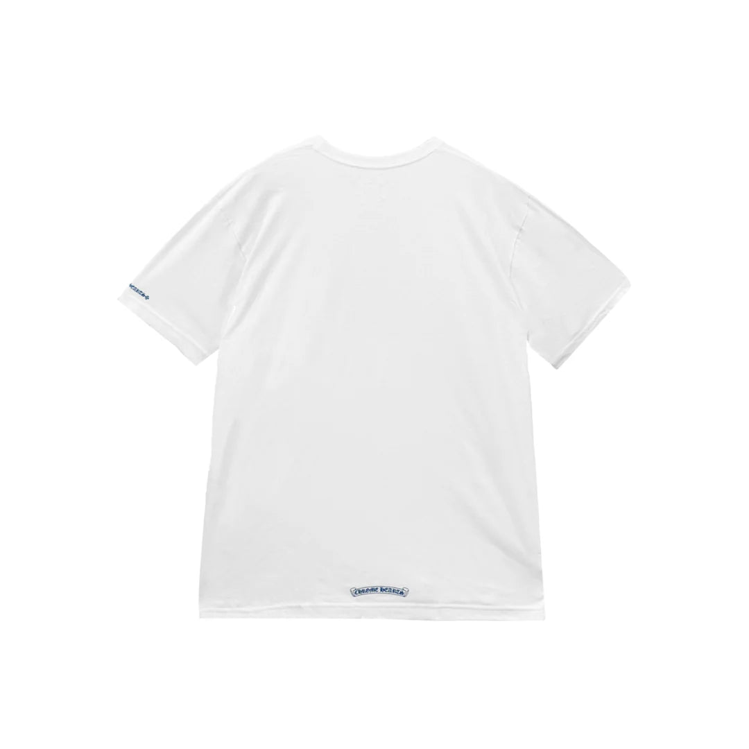 Chrome Hearts Neck Logo White Short Sleeve T-Shirt White