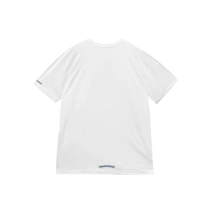 Chrome Hearts Neck Logo White Short Sleeve T-Shirt White