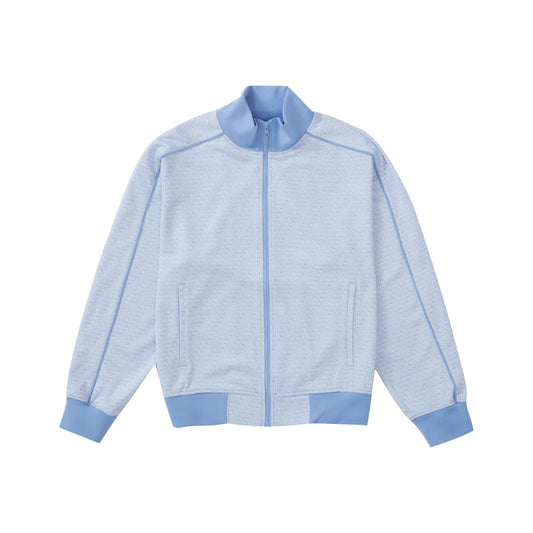 Supreme Repeat Allover Logo Track Jacket Blue
