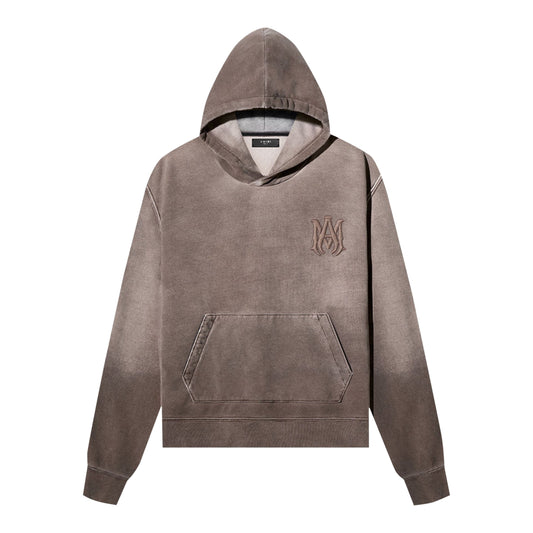 Amiri Tonal MA Pullover Hoodie Brown