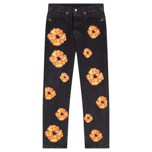 Denim Tears x Offset Jean Black/Orange/Yellow