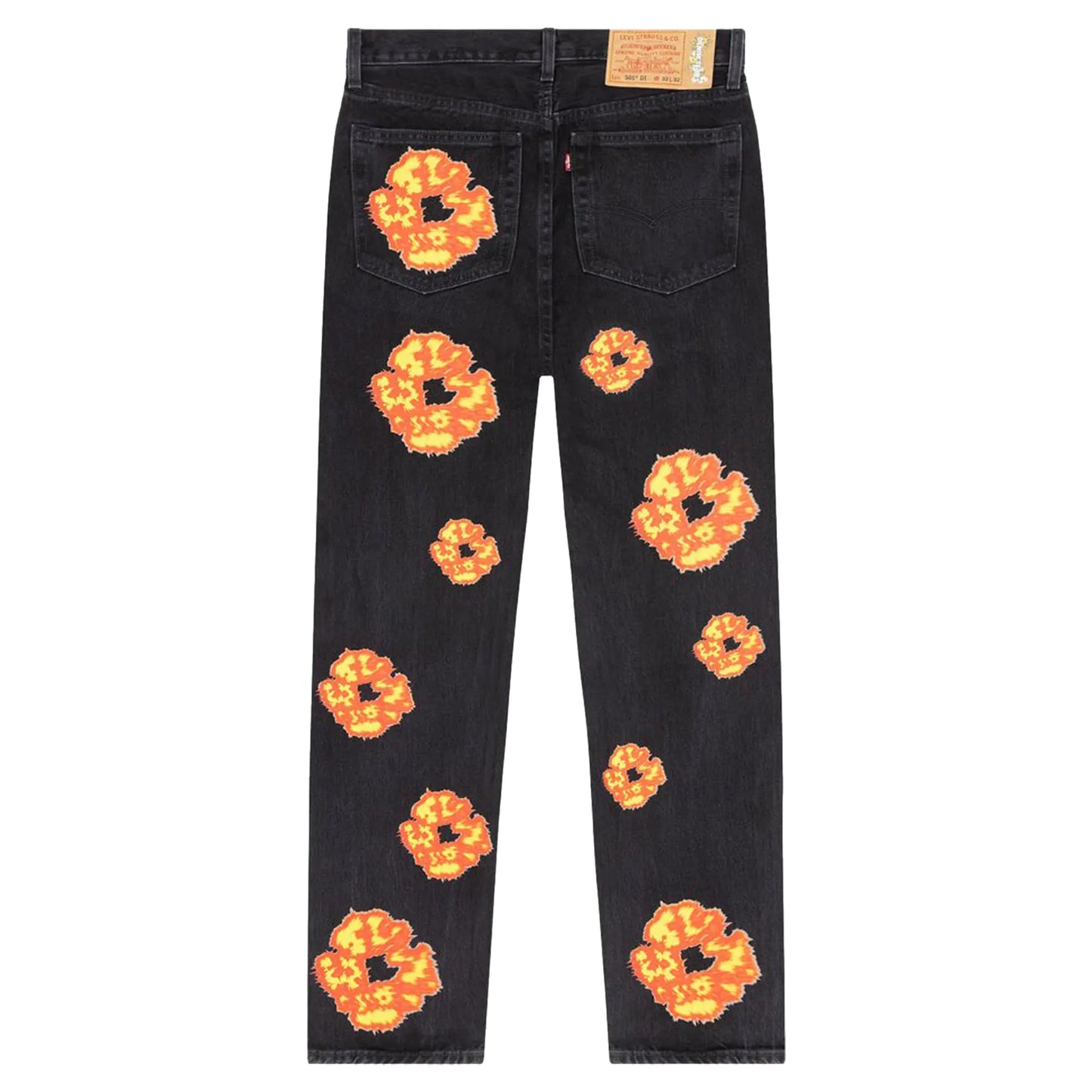 Denim Tears x Offset Jean Black/Orange/Yellow