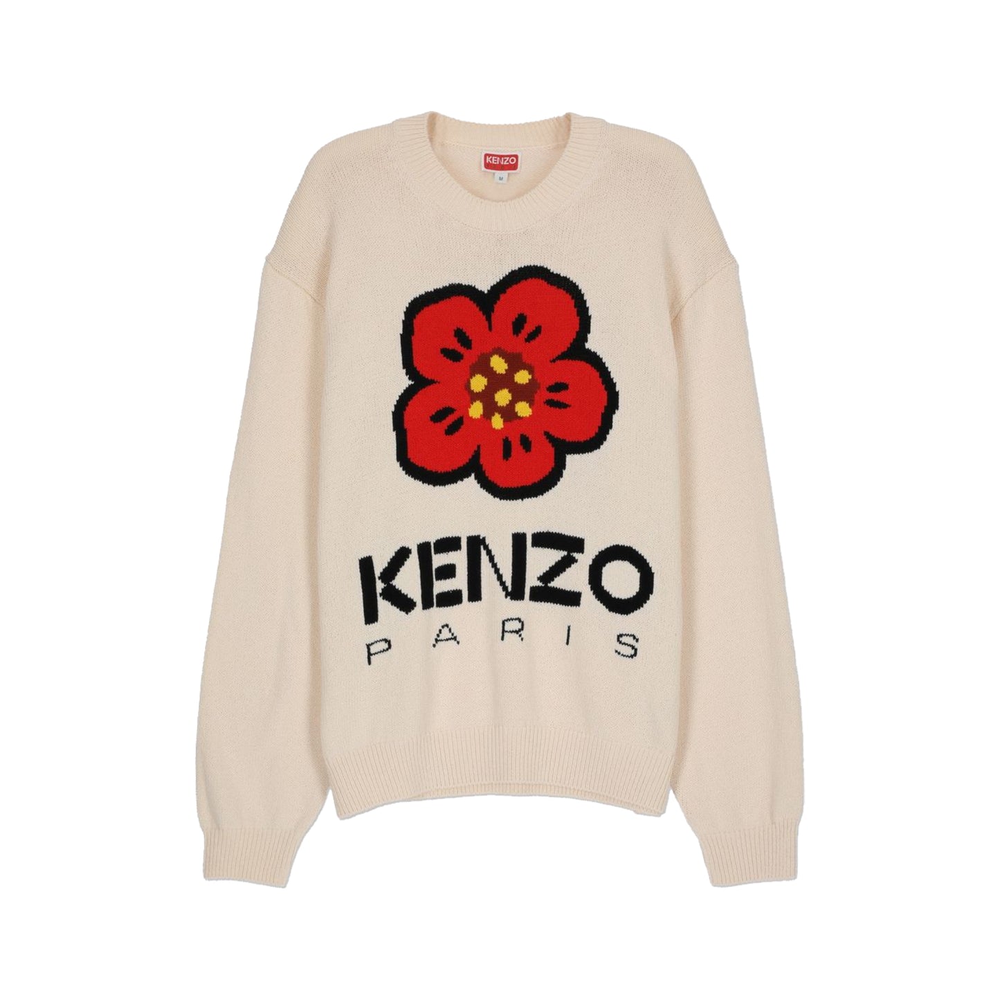 Kenzo Bocke Flower Knitwear Off-White