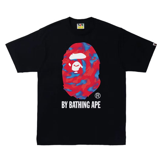 Bape Stroke Camo by Bathing Ape T-Shirt Black/Red