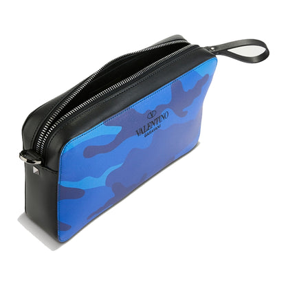 Valentino Garavani Leather Camo Crossbody Bag
