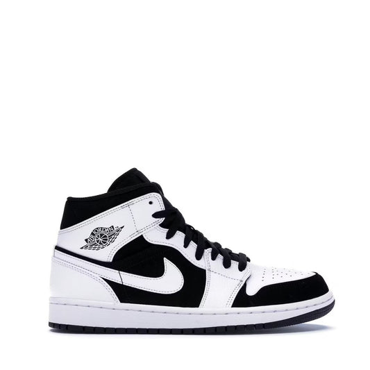 Jordan 1 Mid White Black