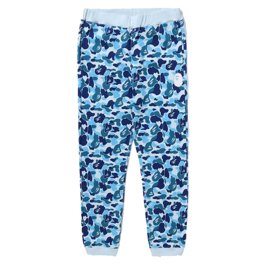 Bape ABC Camo Crystal Stone Sweat Pants Blue
