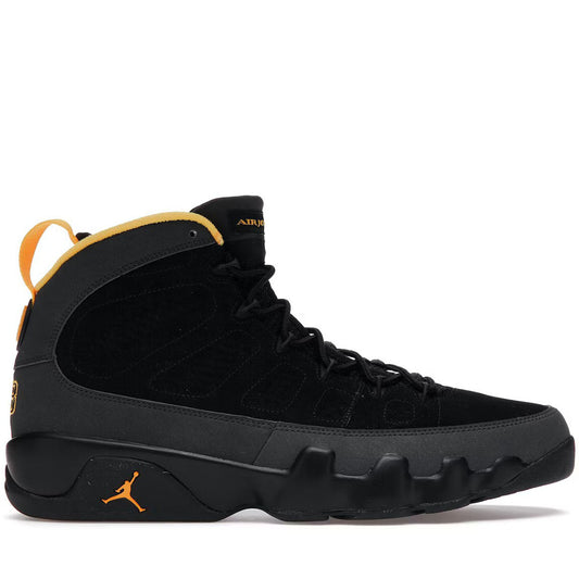 Jordan 9 Retro Dark Charcoal University Gold
