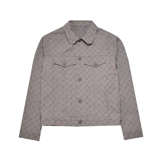 Louis Vuitton Monogram Denim Jacket Grey (Rare)